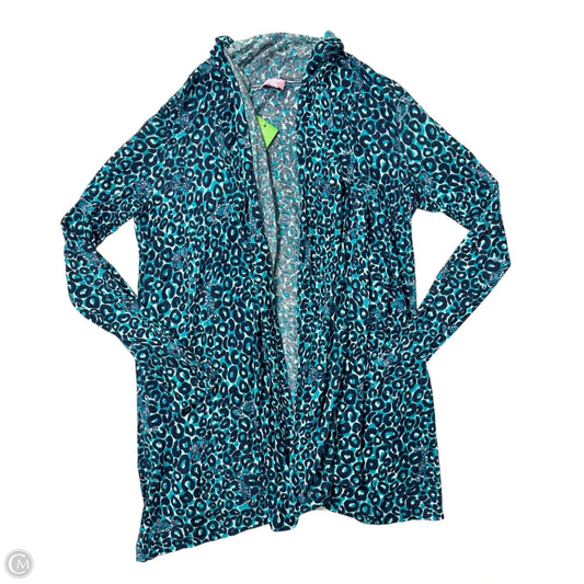 Cardigan Designer By Lilly Pulitzer In Animal Print, Size: Xl