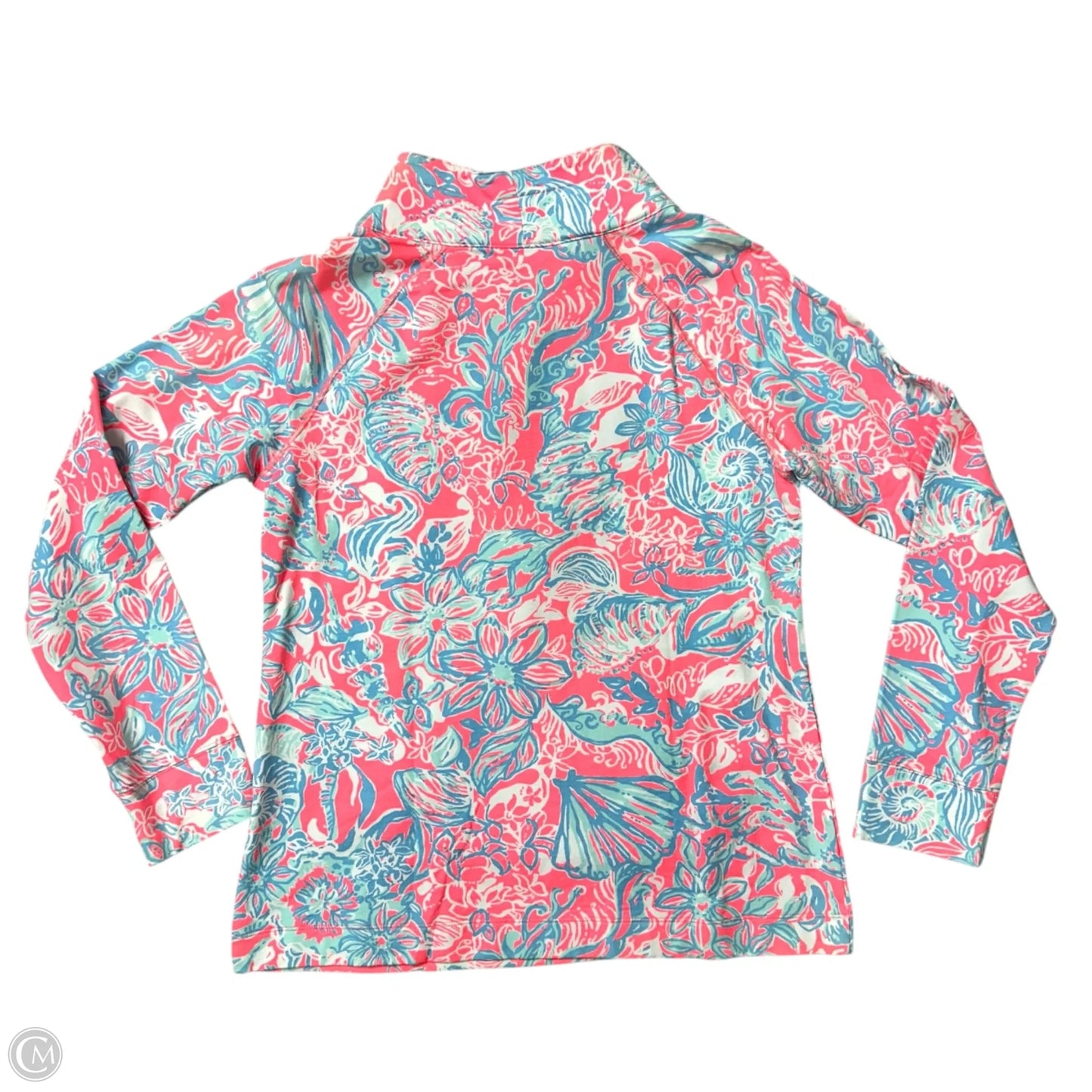 Sweatshirt Designer By Lilly Pulitzer In Blue & Pink, Size: L