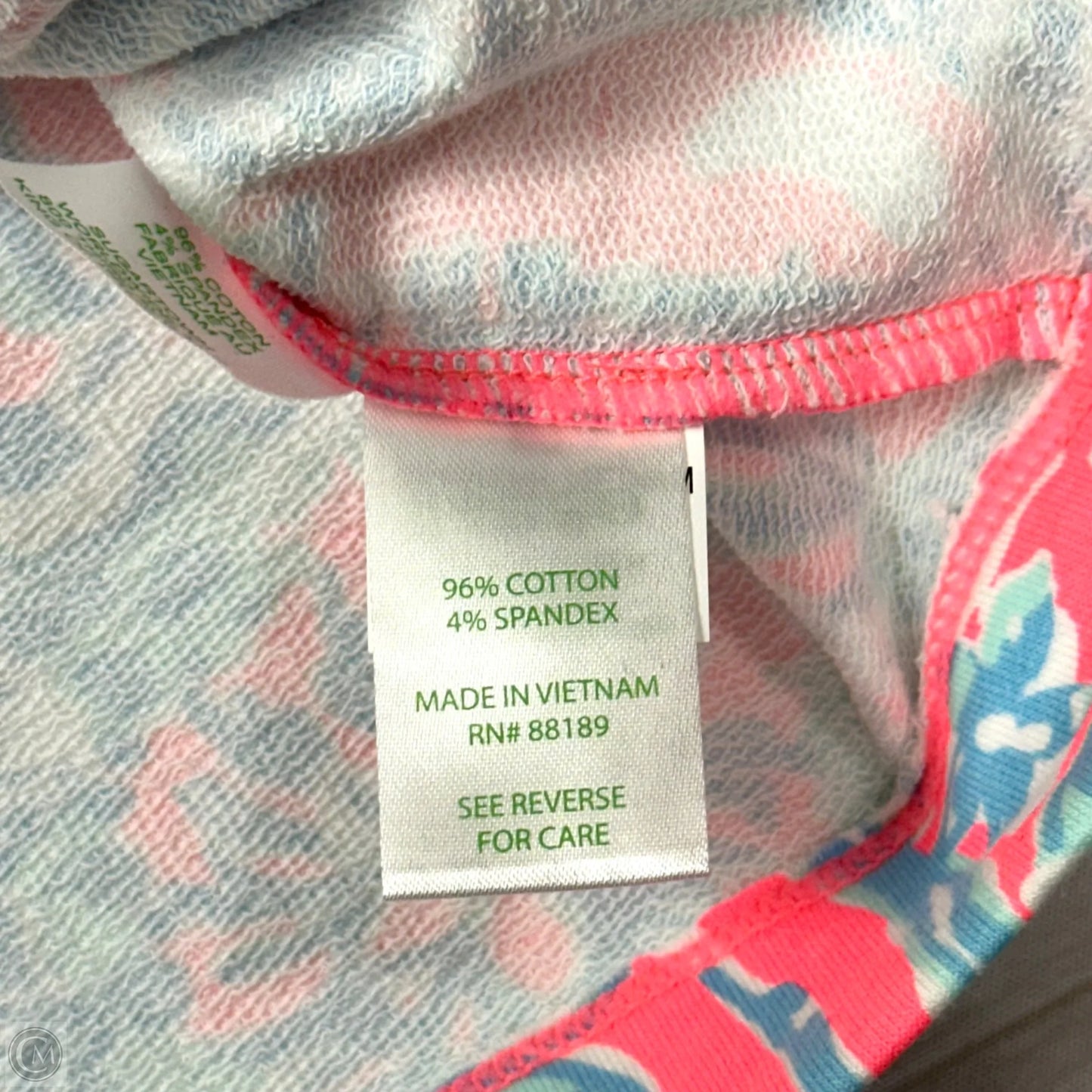 Sweatshirt Designer By Lilly Pulitzer In Blue & Pink, Size: L