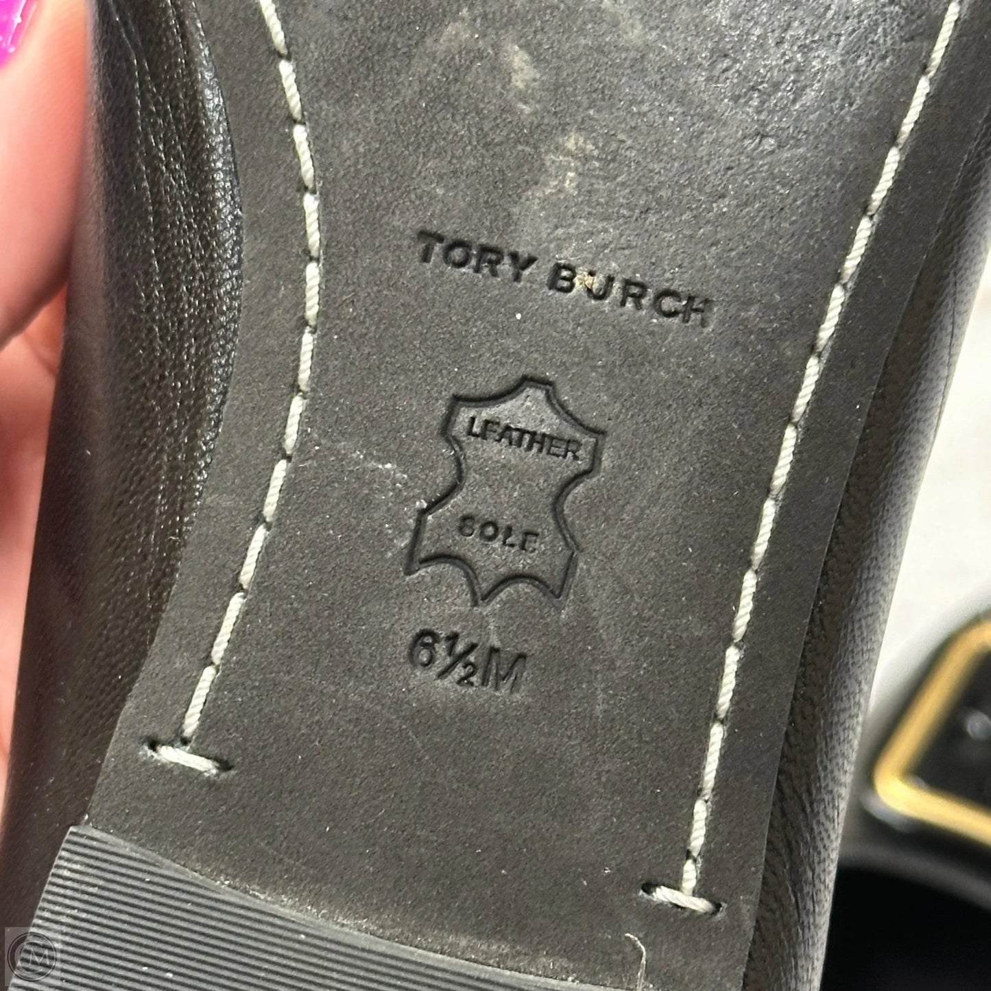 Shoes Designer By Tory Burch In Black, Size: 6.5