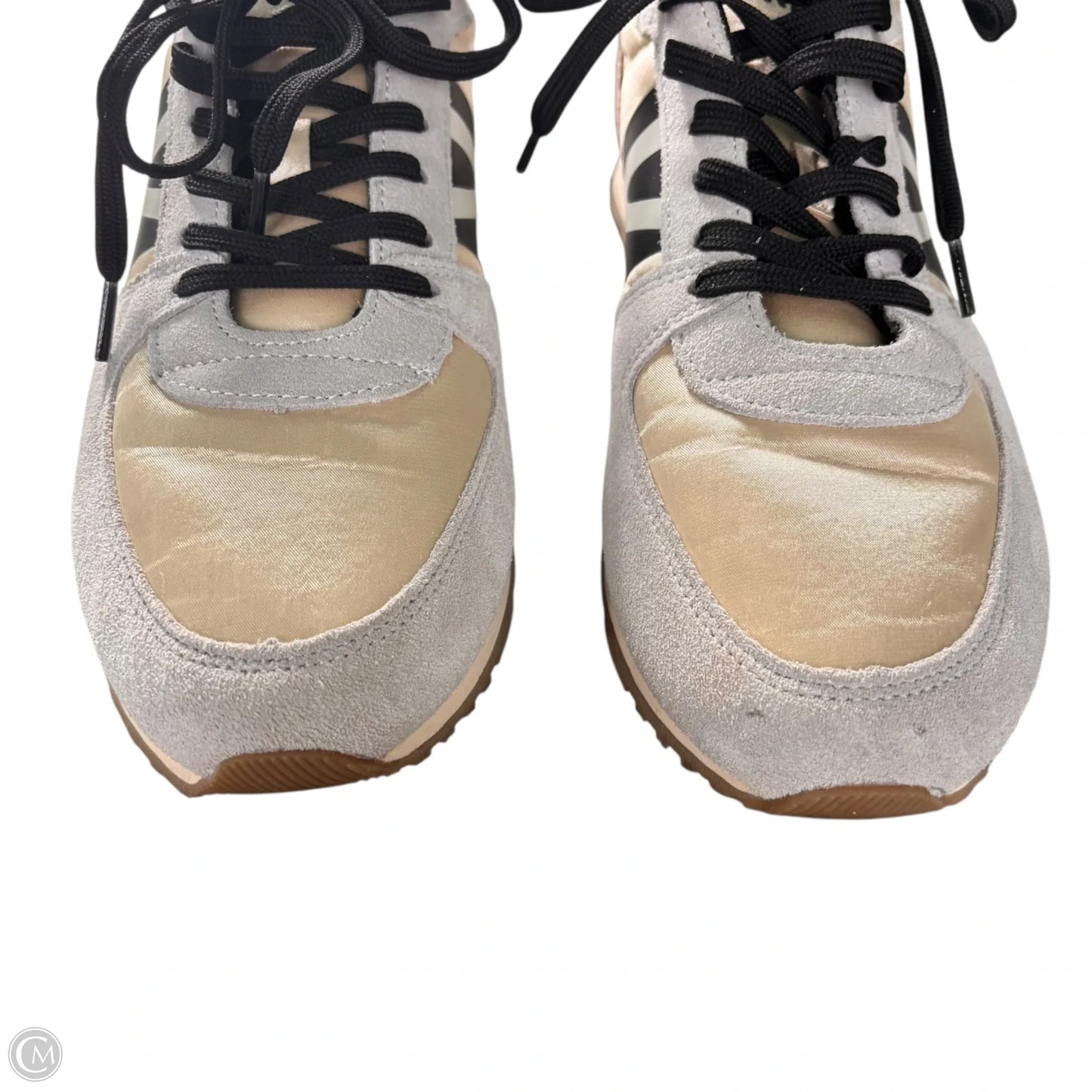 Shoes Sneakers By Tretorn In Cream & Grey, Size: 10