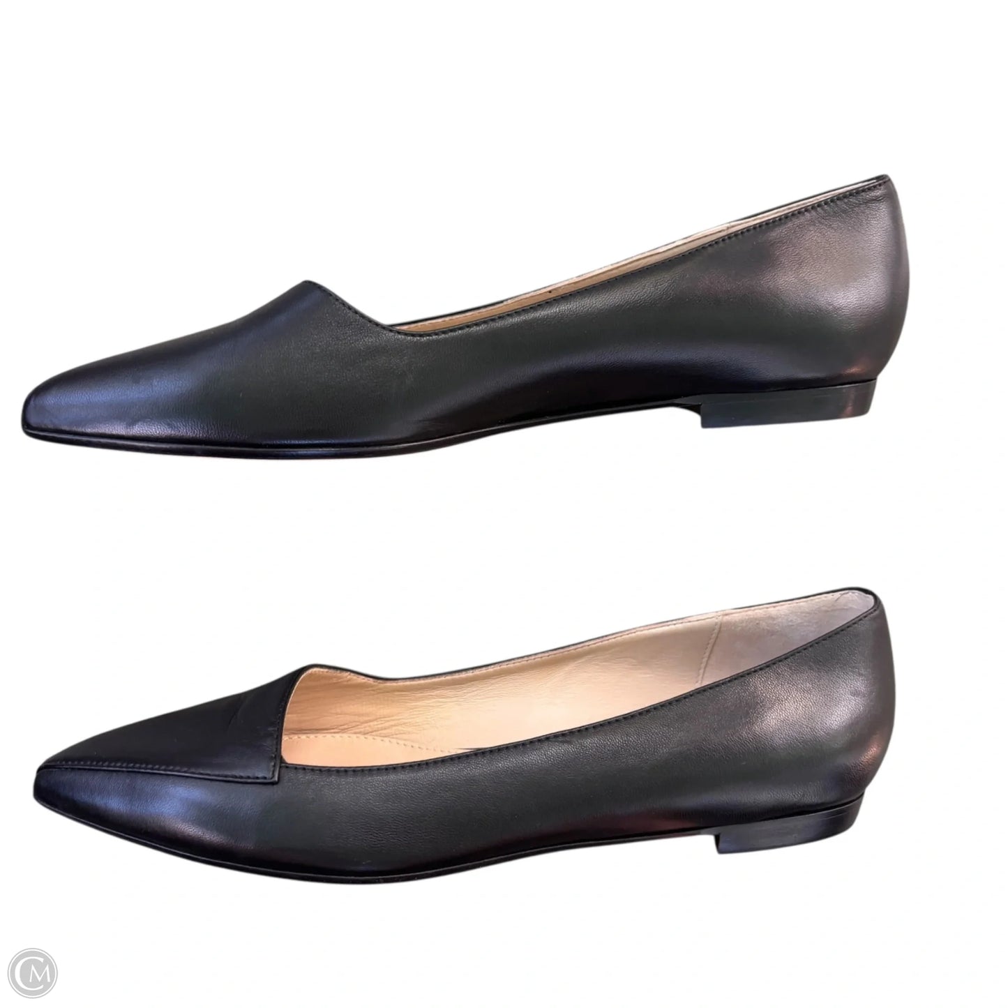 Shoes Flats By Theory In Black, Size: 8