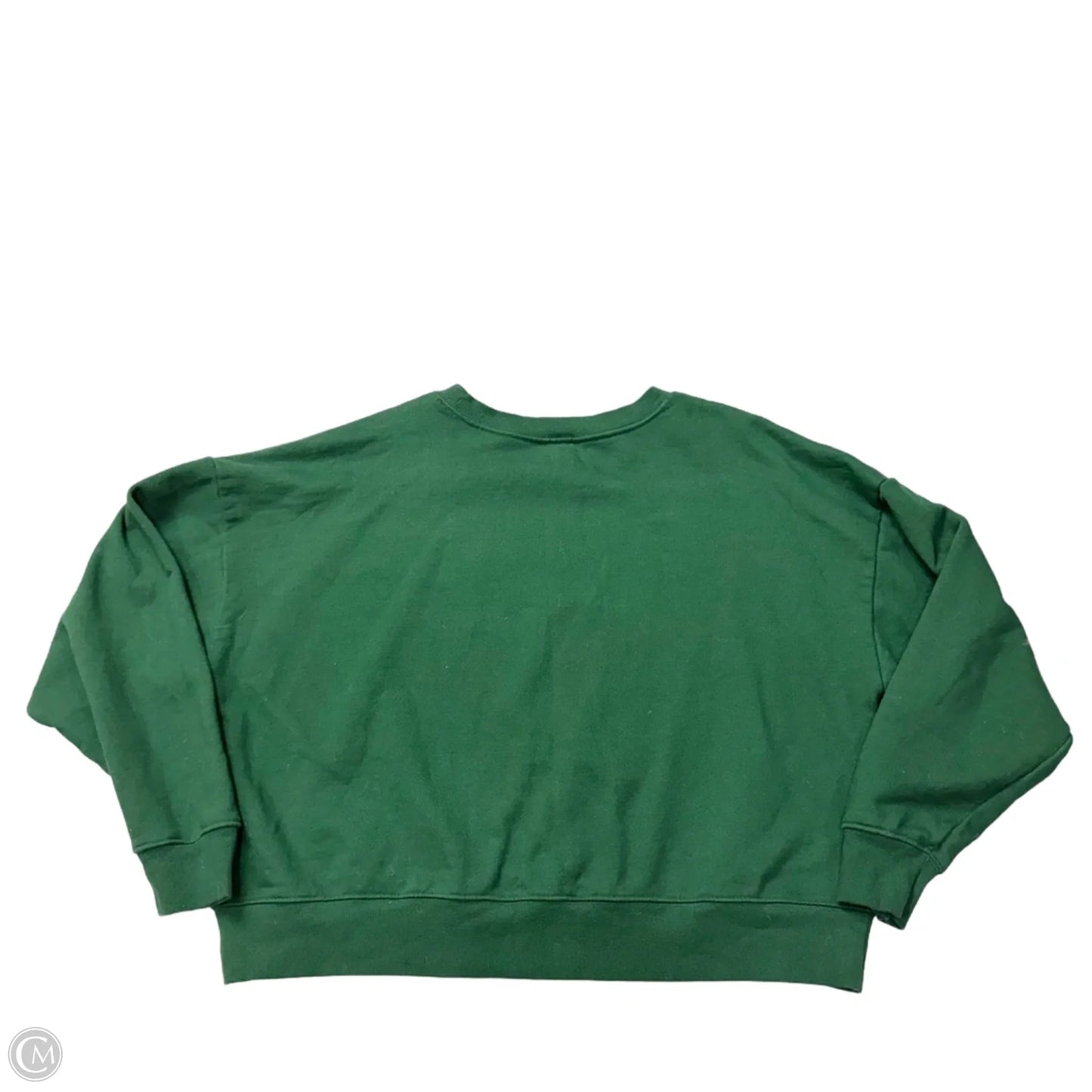 Sweatshirt Crewneck By Maeve In Green, Size: Lp