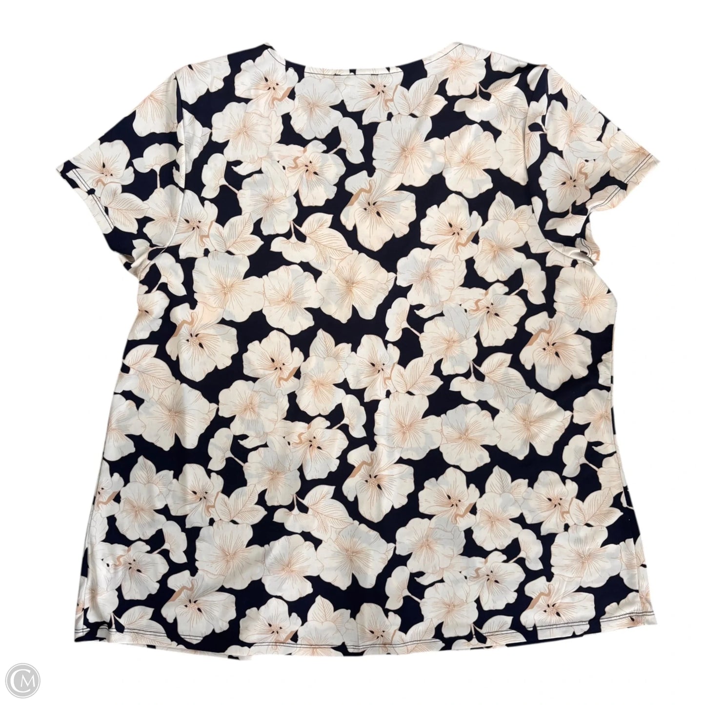 Top Short Sleeve By Lane Bryant In Floral Print, Size: 2x