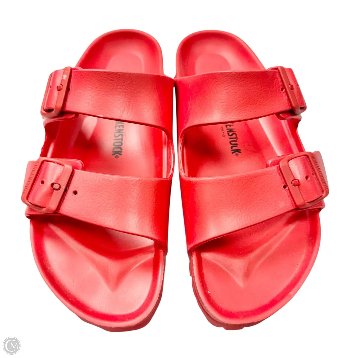 Sandals Flats By Birkenstock In Red, Size: 10