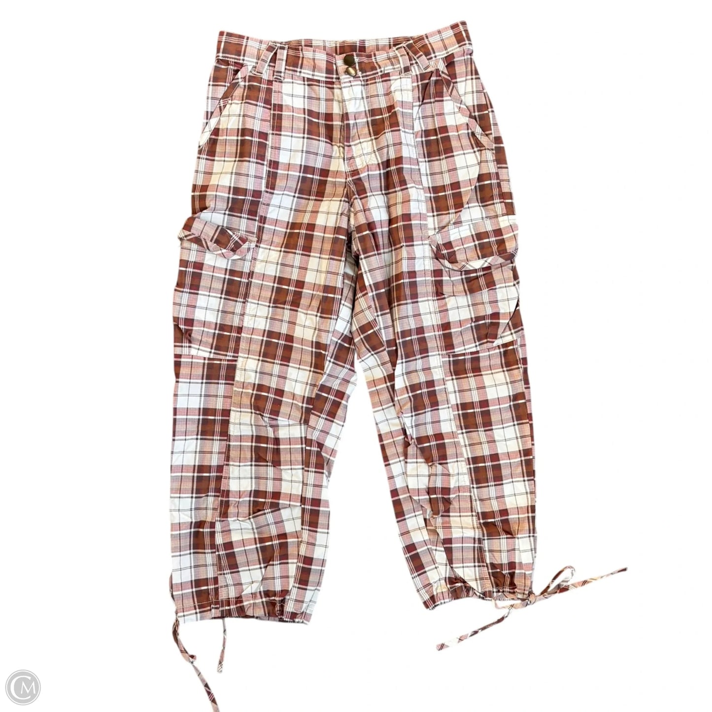 Capris By Pilcro In Plaid Pattern, Size: Xxs