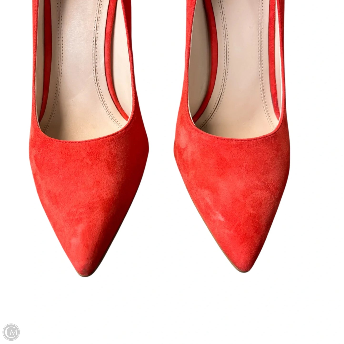 Shoes Heels Block By Marc Fisher In Orange, Size: 7.5