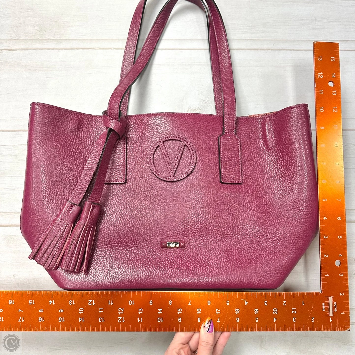 Tote Designer By Valentino-mario, Size: Medium