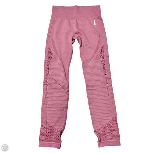 Athletic Leggings By Gym Shark In Pink, Size: M