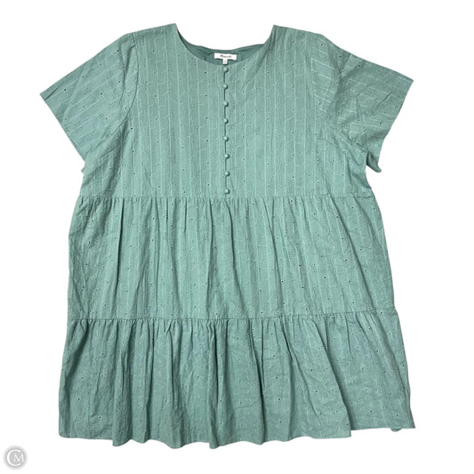 Dress Casual Midi By Madewell In Blue, Size: 3x