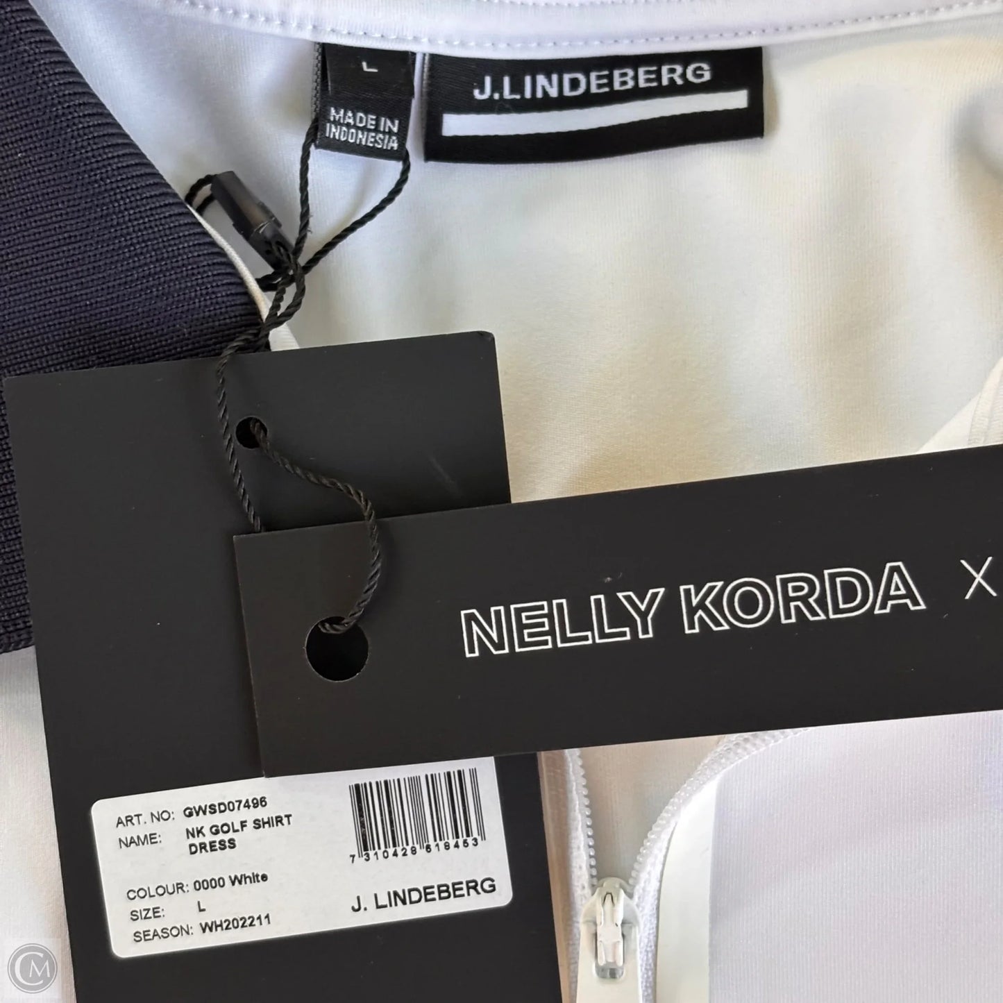 Athletic Dress By J . Lindeberg In White, Size: L