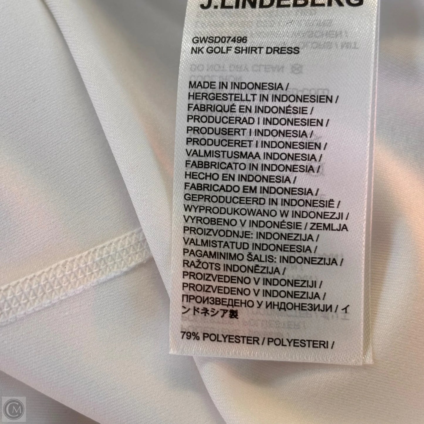 Athletic Dress By J . Lindeberg In White, Size: L