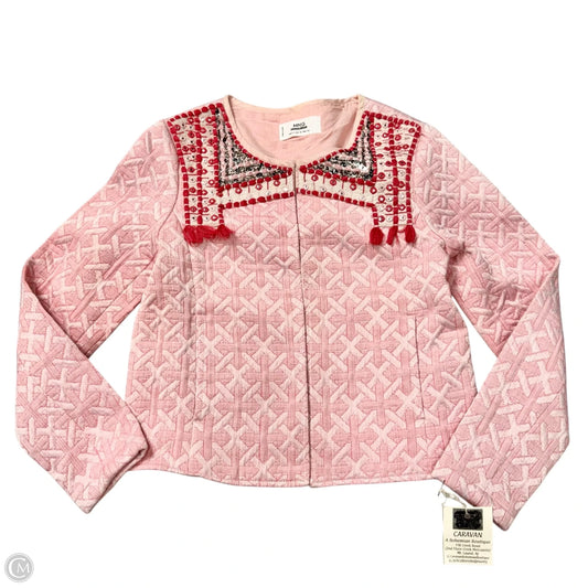 Jacket Puffer & Quilted By Mng In Pink, Size: Xs