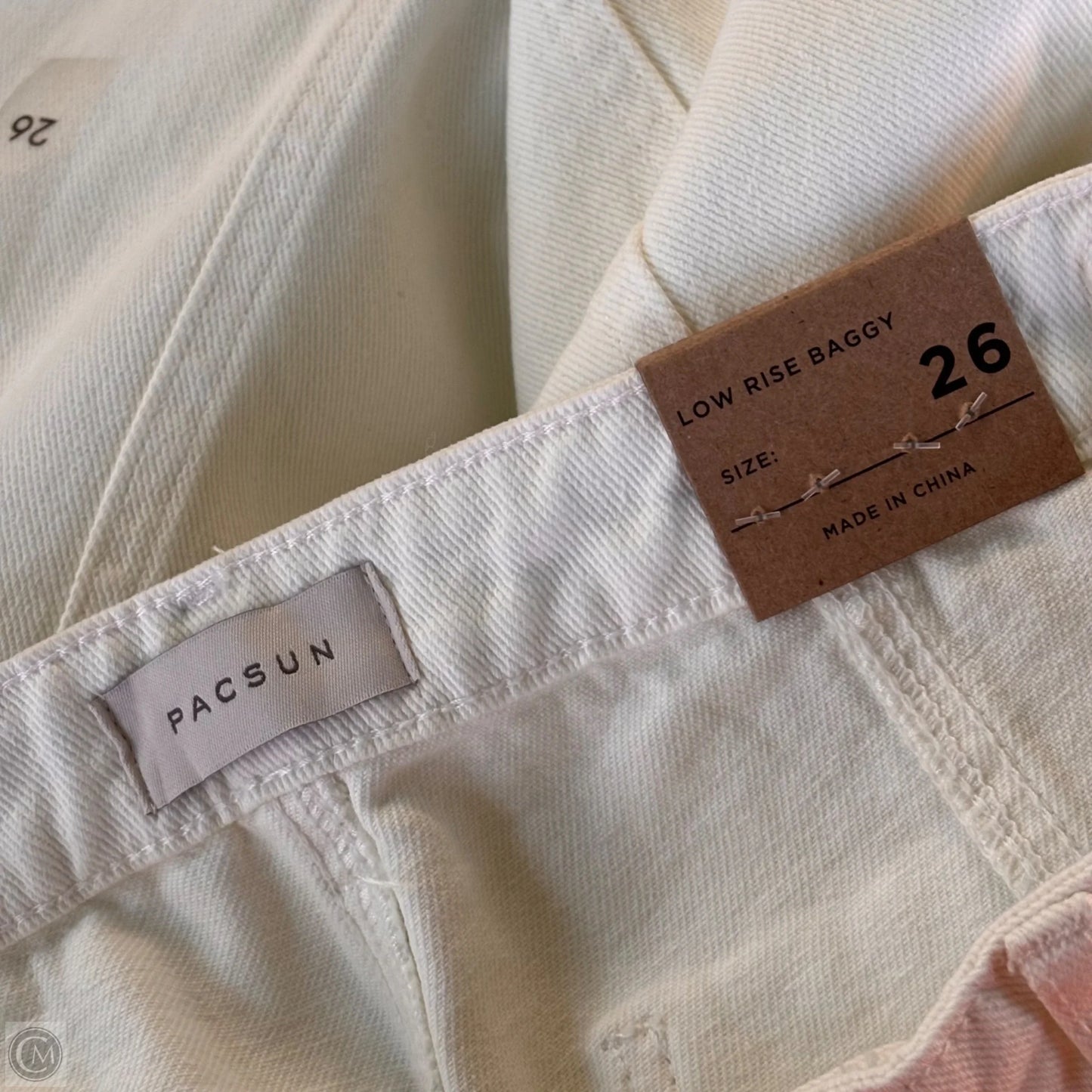 Jeans Boyfriend By Pacsun In White Denim, Size: 2