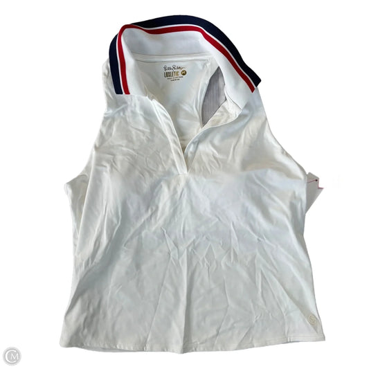 Top Sleeveless Designer By Lilly Pulitzer In White, Size: M