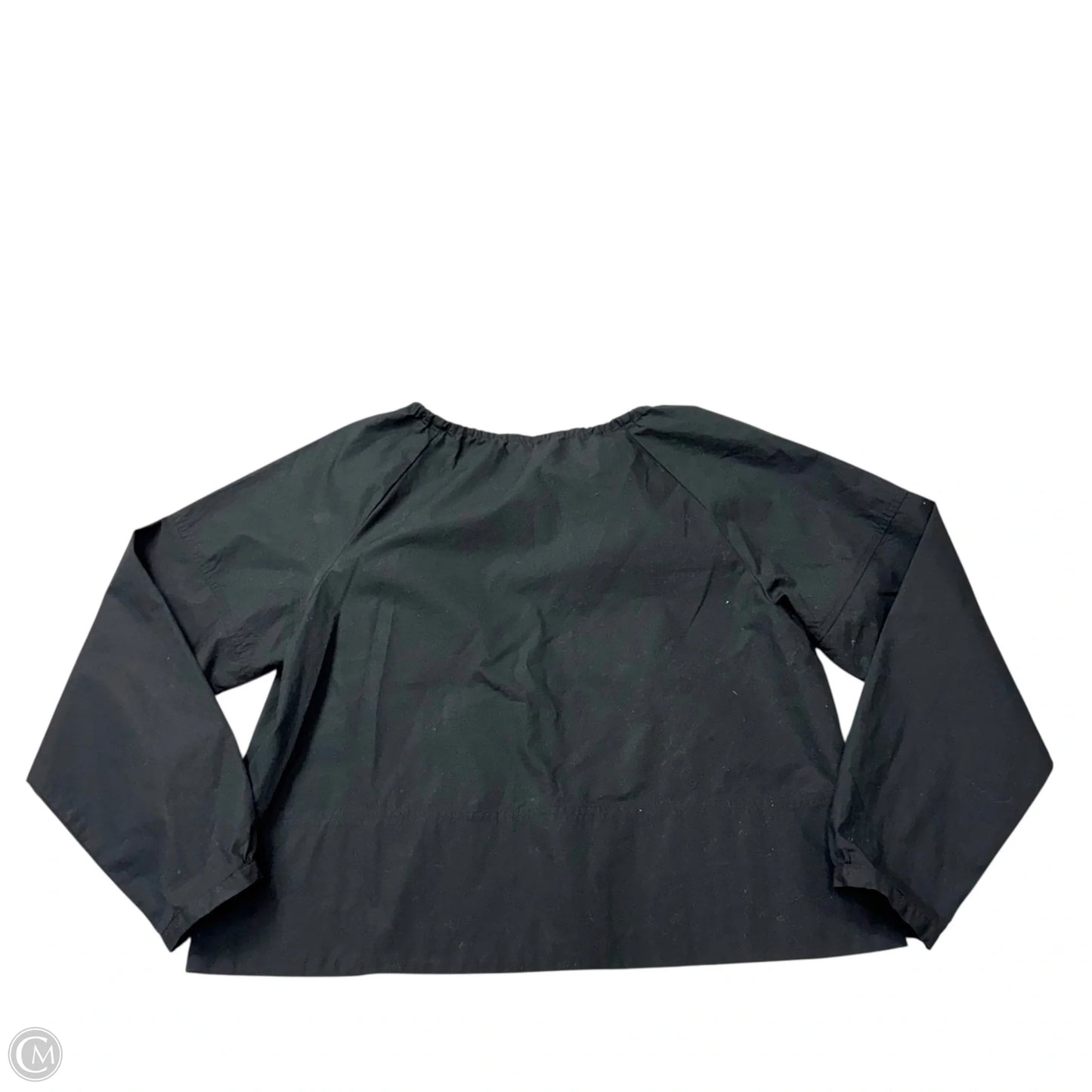 Top Long Sleeve By Banana Republic In Black, Size: S