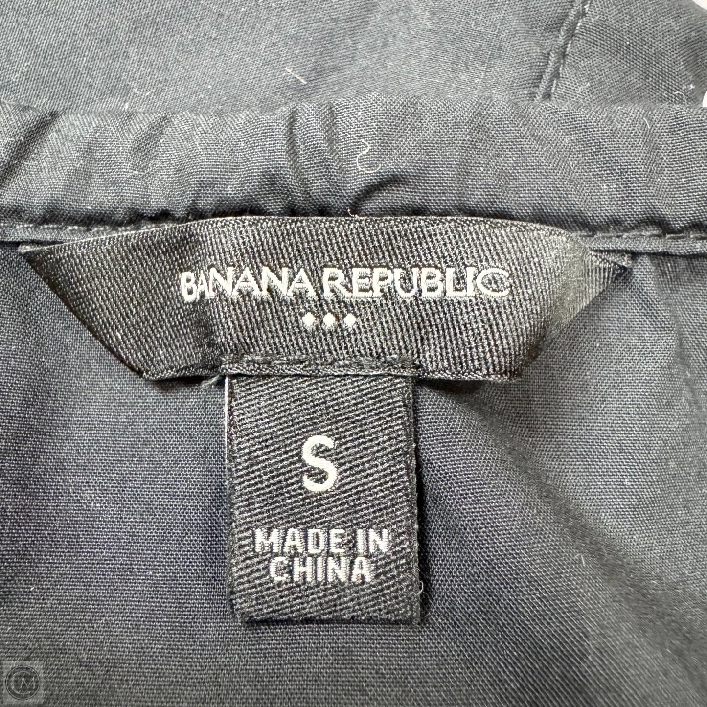 Top Long Sleeve By Banana Republic In Black, Size: S