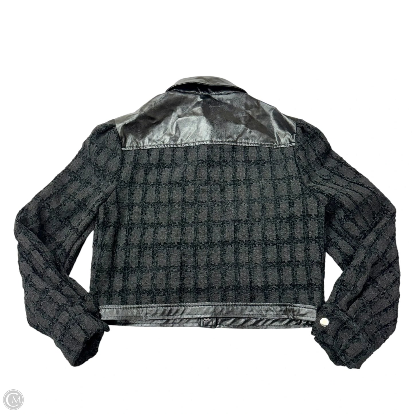 Jacket Shirt By En Saison In Black, Size: Xs