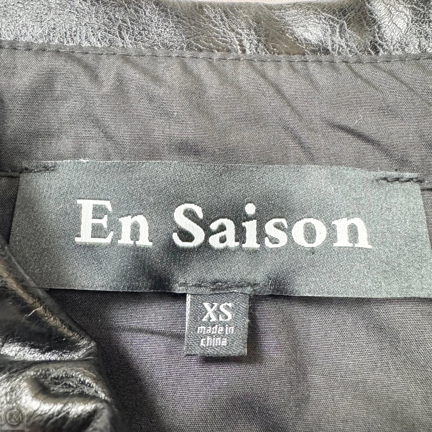 Jacket Shirt By En Saison In Black, Size: Xs
