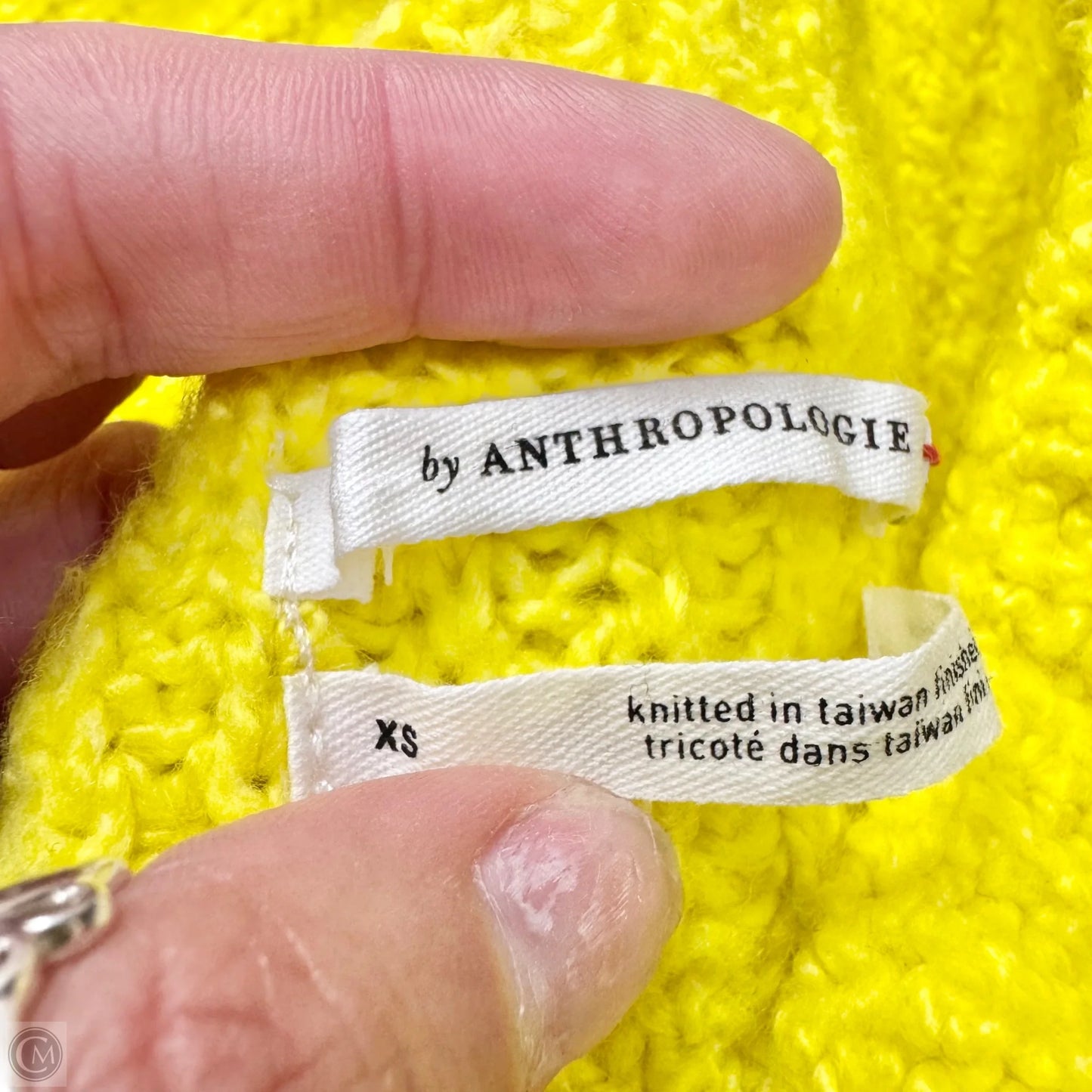 Sweater By Anthropologie In Yellow, Size: Xs