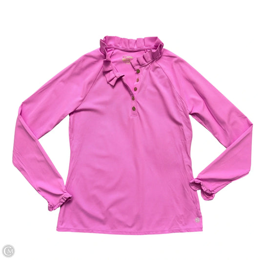 Top Long Sleeve Designer By Lilly Pulitzer In Purple, Size: S