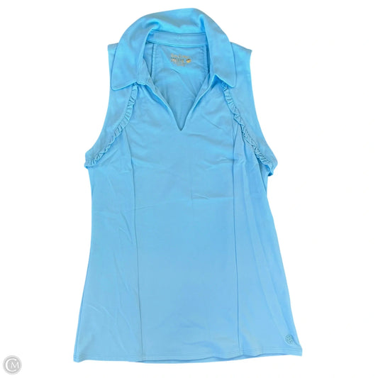 Top Sleeveless Designer By Lilly Pulitzer In Blue, Size: M