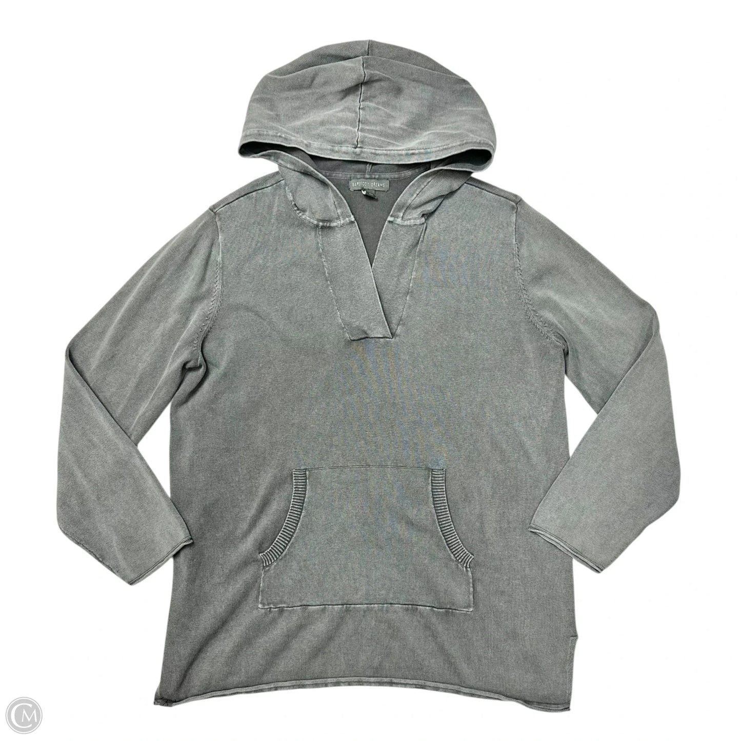 Top Long Sleeve By Barefoot Dreams In Grey, Size: L