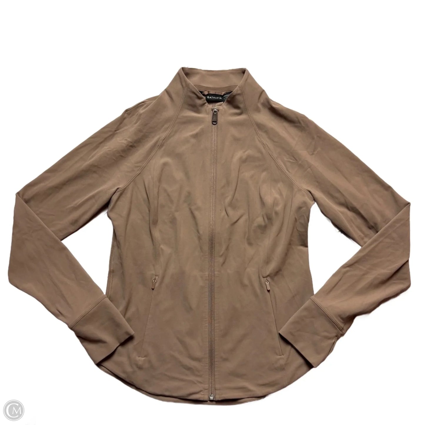 Athletic Jacket By Athleta In Brown, Size: M