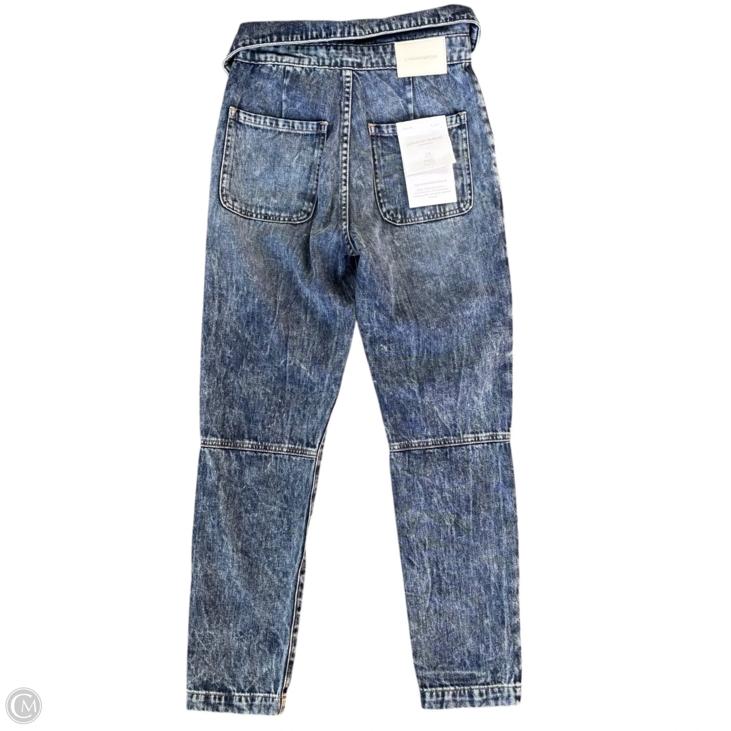 Jeans Straight By Jonathan Simkhai In Blue Denim, Size: 0