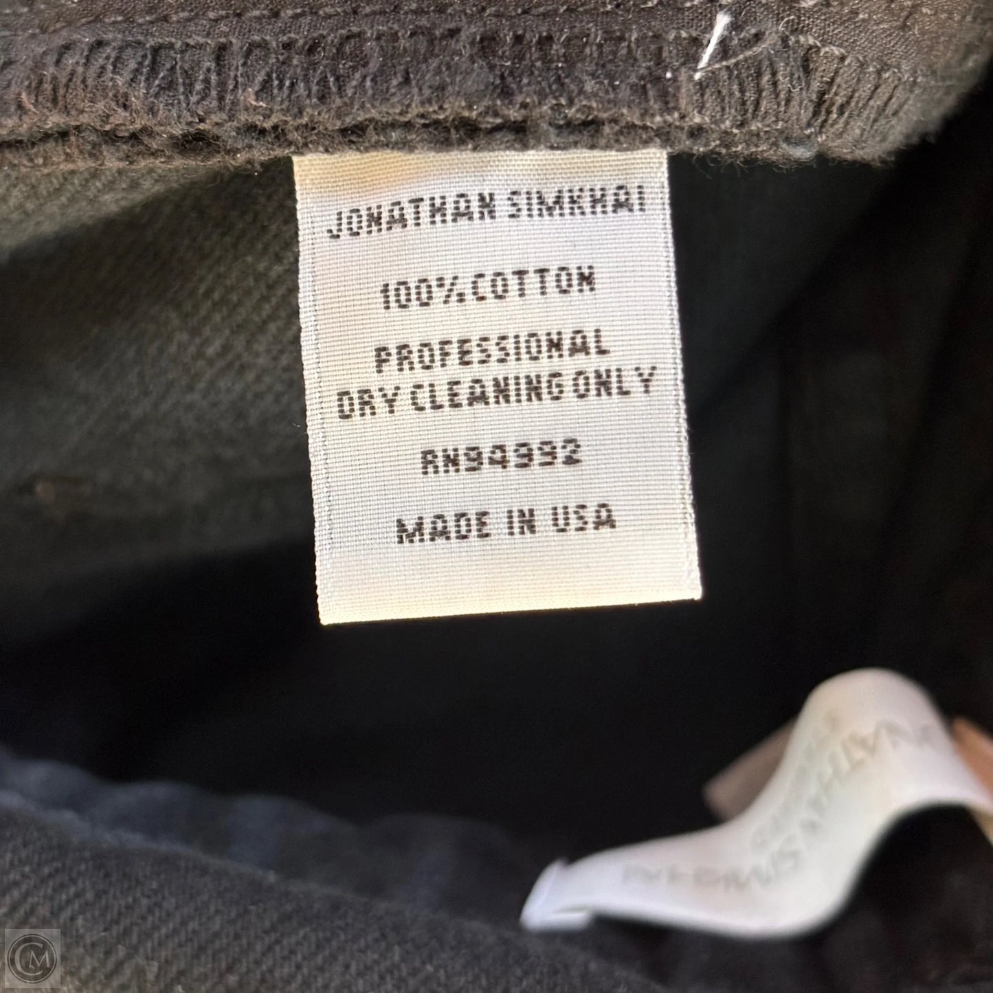 Jeans Straight By Johnathon Simkhai In Black Denim, Size: 0