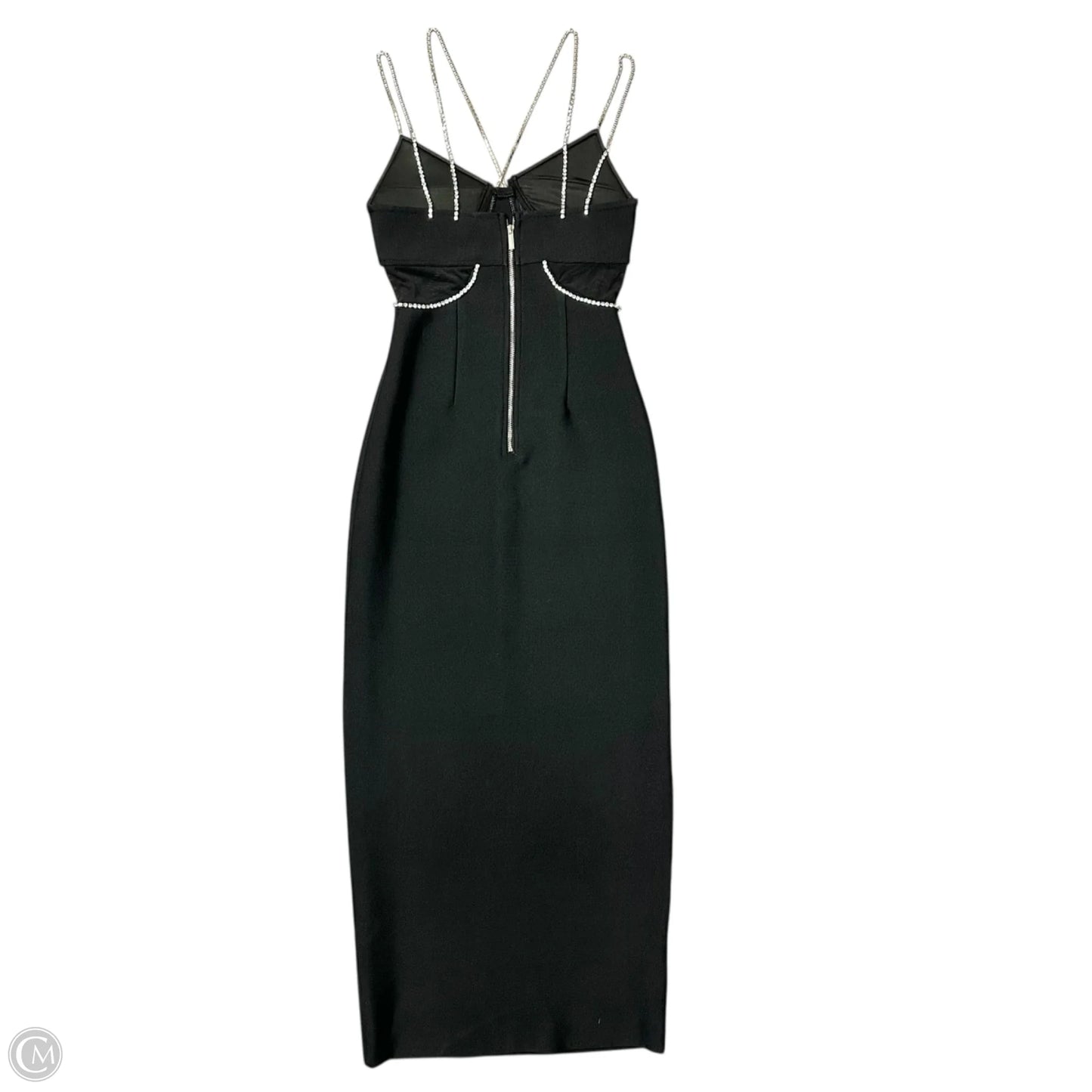 Dress Party Midi By Bella Barnett  In Black, Size: M