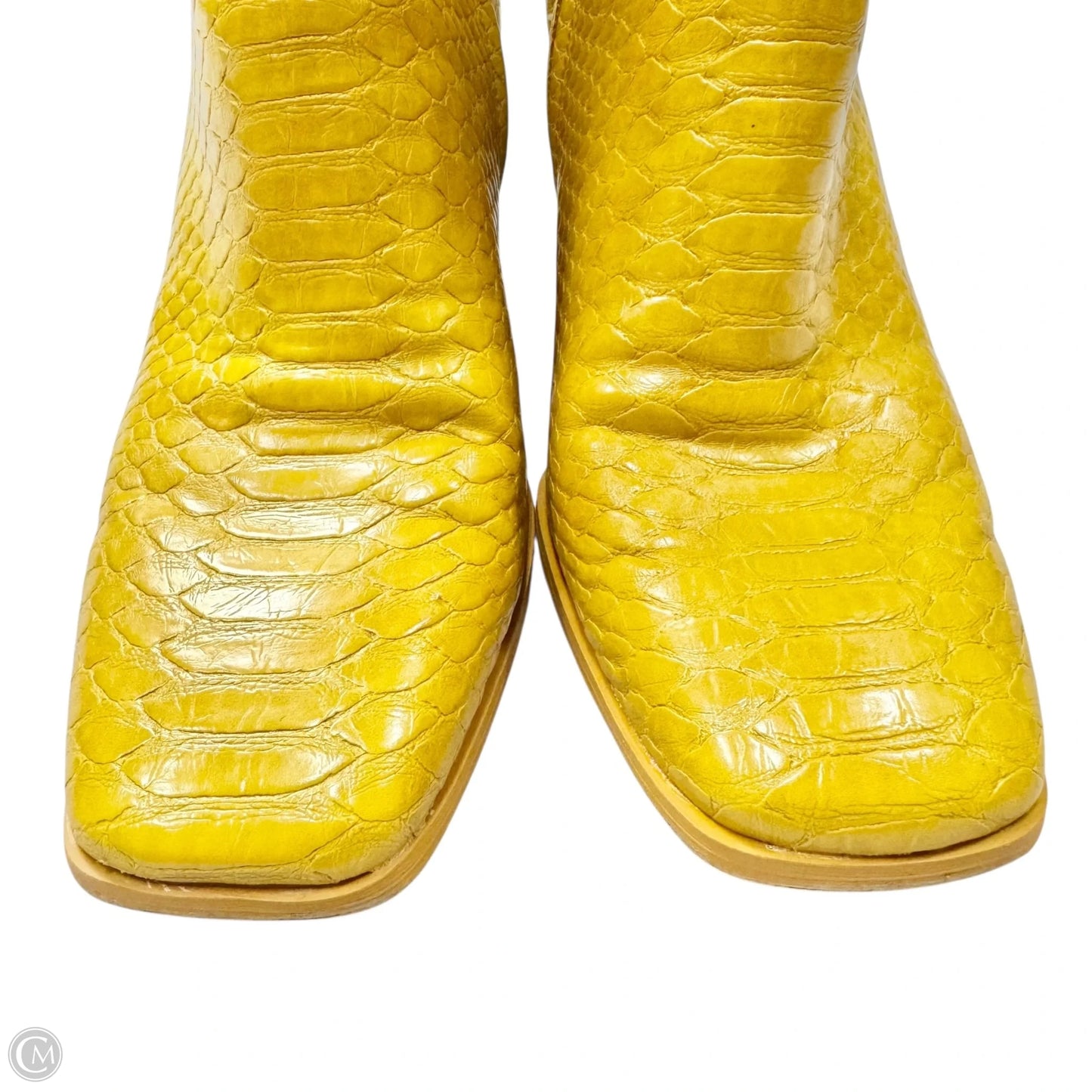 Boots Ankle Heels By Circus By Sam Edelman In Yellow, Size: 9.5