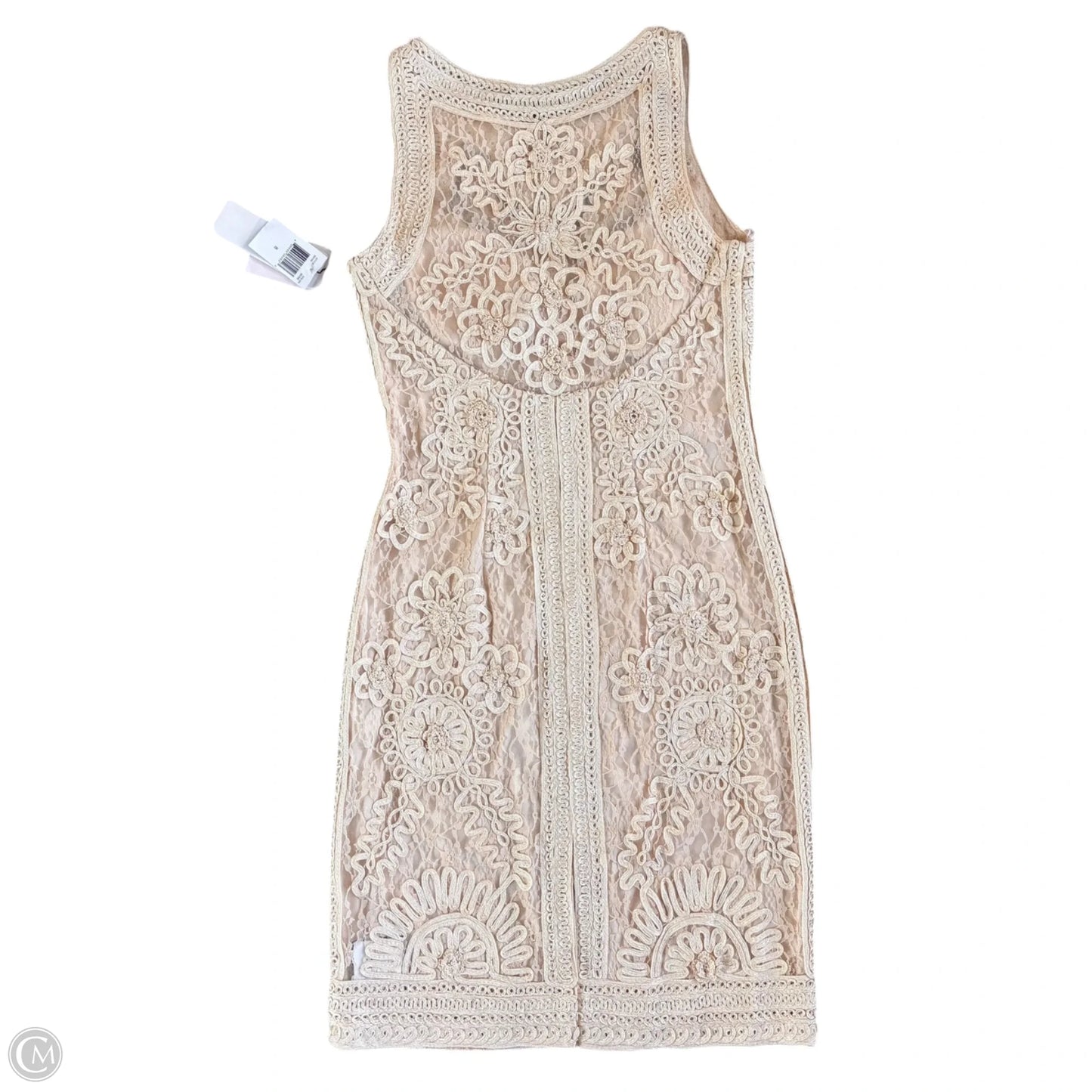 Dress Party Midi By Sue Wong In Beige, Size: M