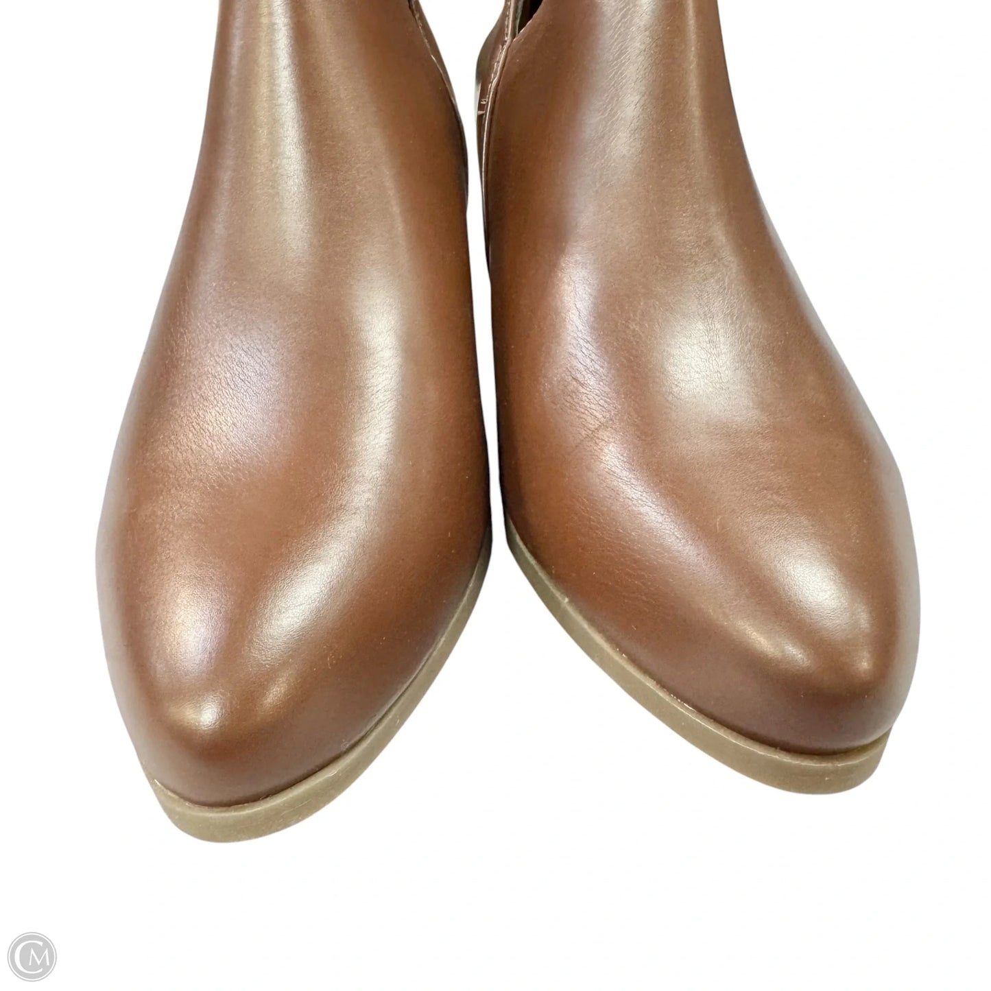 Boots Ankle Flats By Cushionaire In Brown, Size: 10