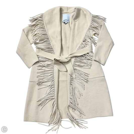 Coat Faux Fur & Sherpa By Nvlt In Tan, Size: L