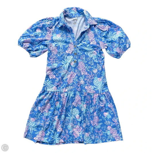 Dress Designer By Lilly Pulitzer In Blue & Pink, Size: Xs