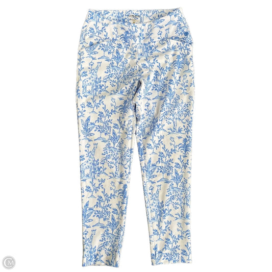 Pants Designer By Lilly Pulitzer In Blue & White, Size: 6