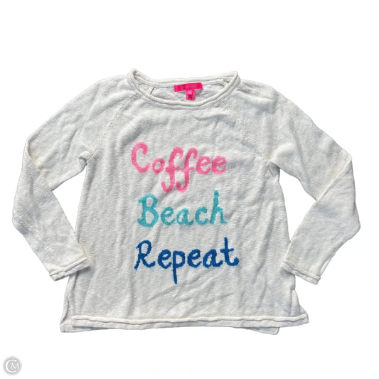 Sweater Designer By Lilly Pulitzer In White, Size: S