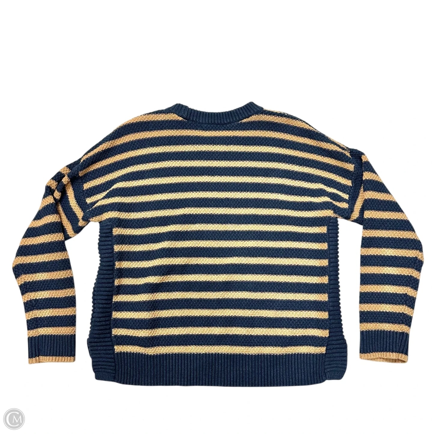 Sweater By Madewell In Striped Pattern, Size: L