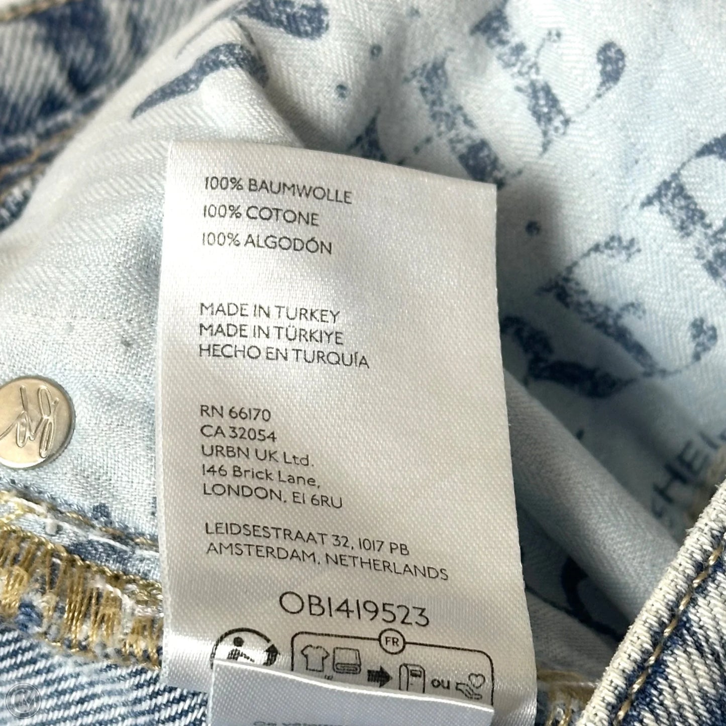 Jeans Straight By We The Free In Blue Denim, Size: 4