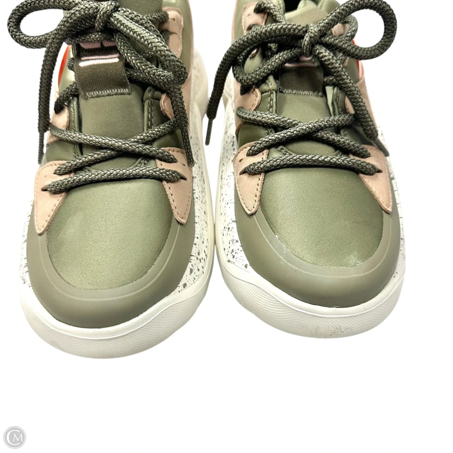 Shoes Designer By Ugg In Green & Pink, Size: 8.5