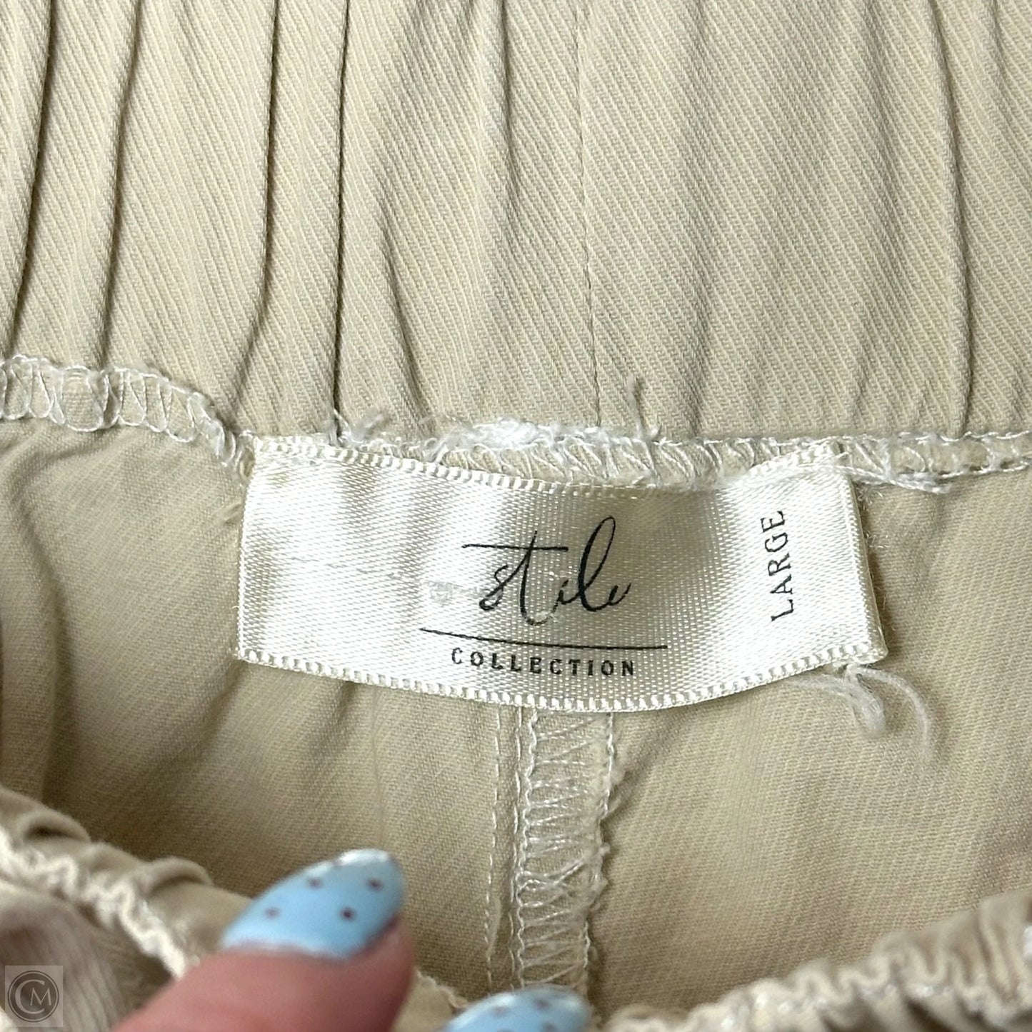 Pants Cargo & Utility By Stile In Tan, Size: L