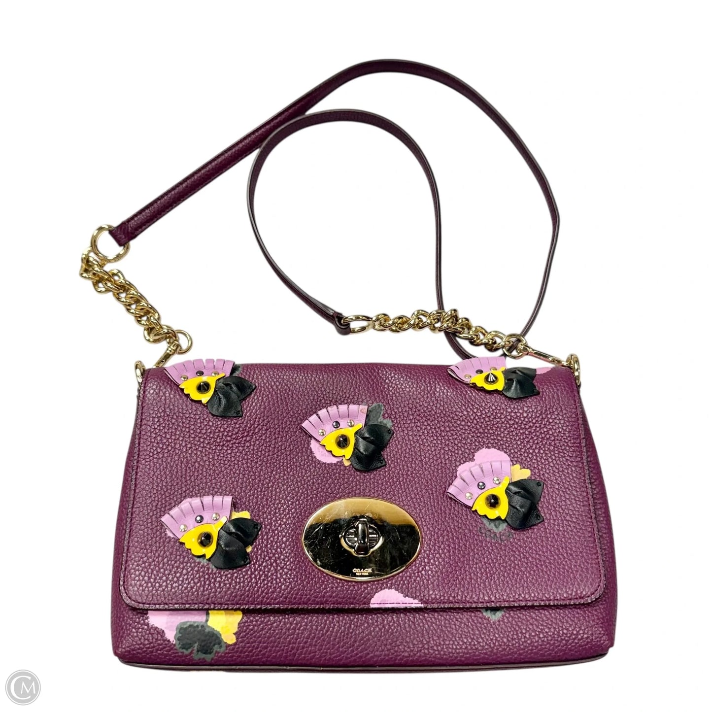 Crossbody Designer By Coach, Size: Small