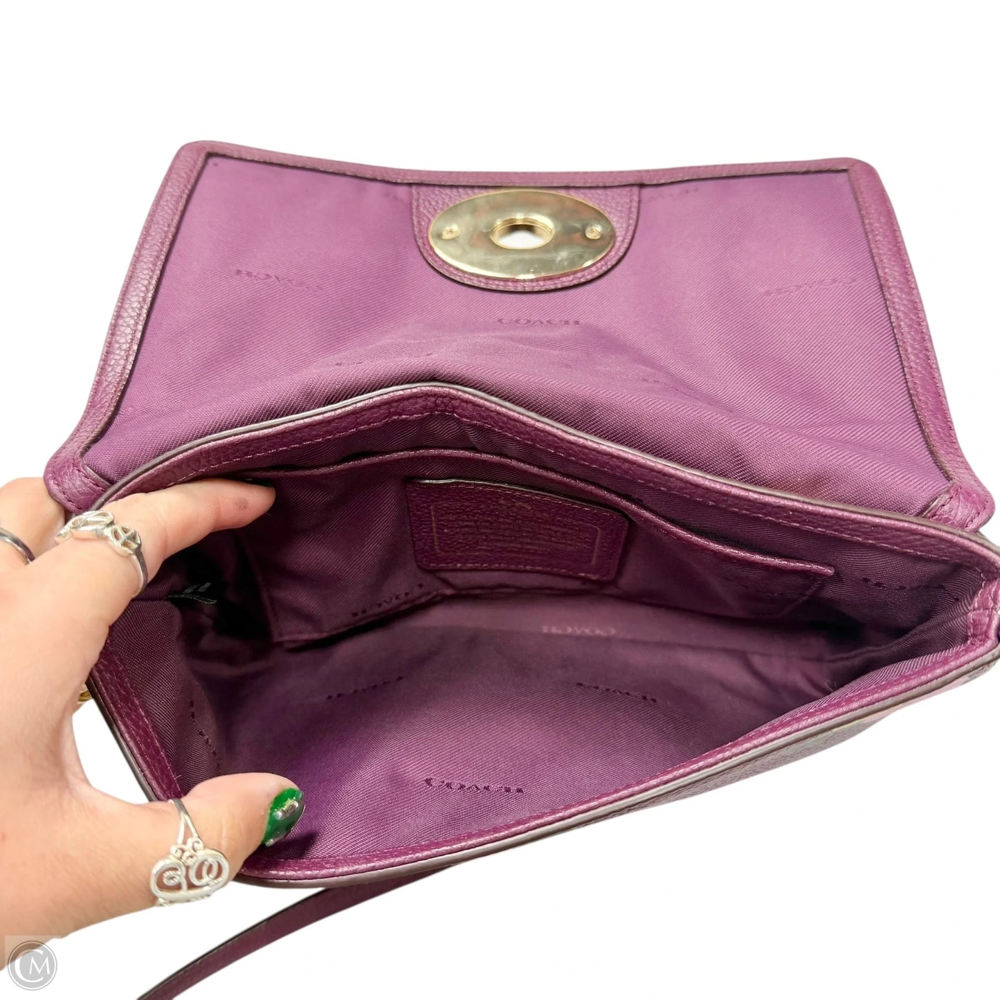 Crossbody Designer By Coach, Size: Small