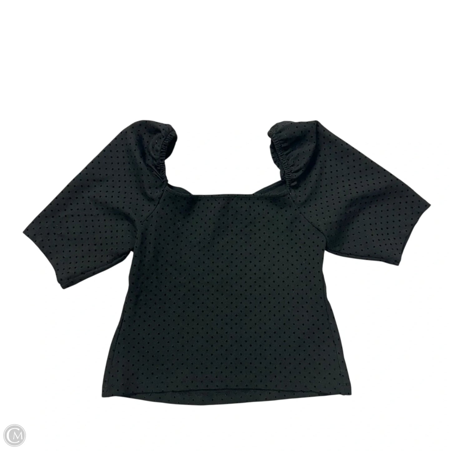 Top Short Sleeve By Maeve In Polkadot Pattern, Size: S