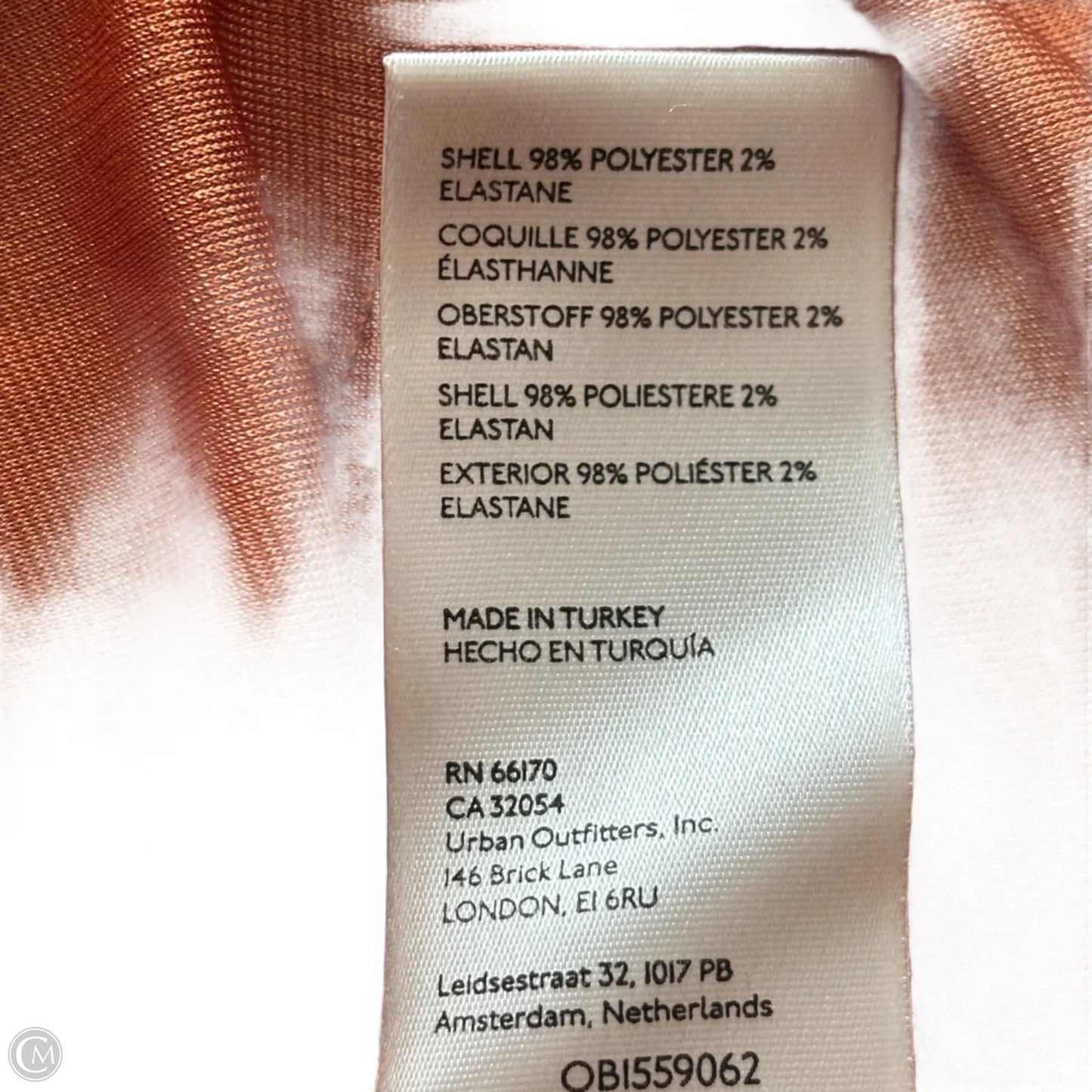 Top Long Sleeve By Anthropologie In Orange, Size: M