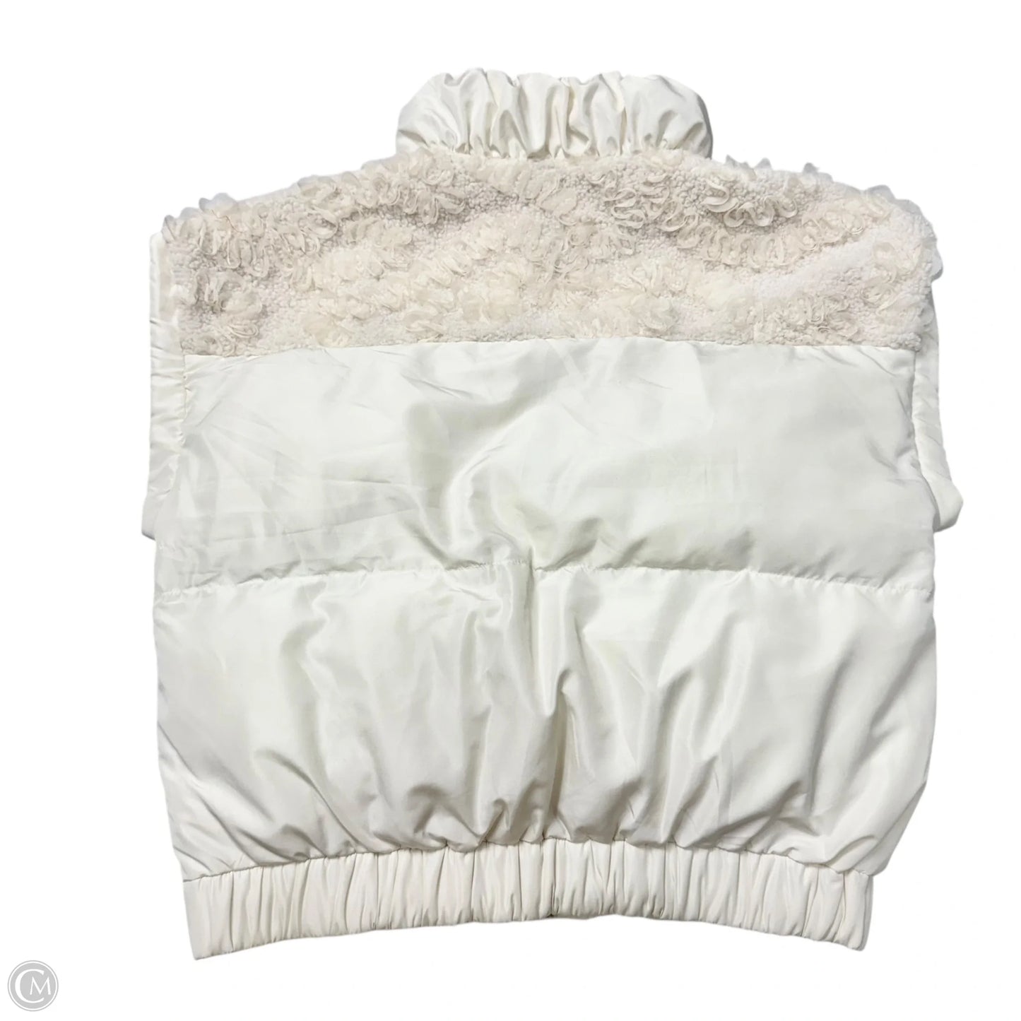 Vest Puffer & Quilted By Rachel Roy In White, Size: L