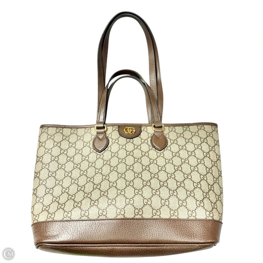 Tote Luxury Designer By Gucci, Size: Medium
