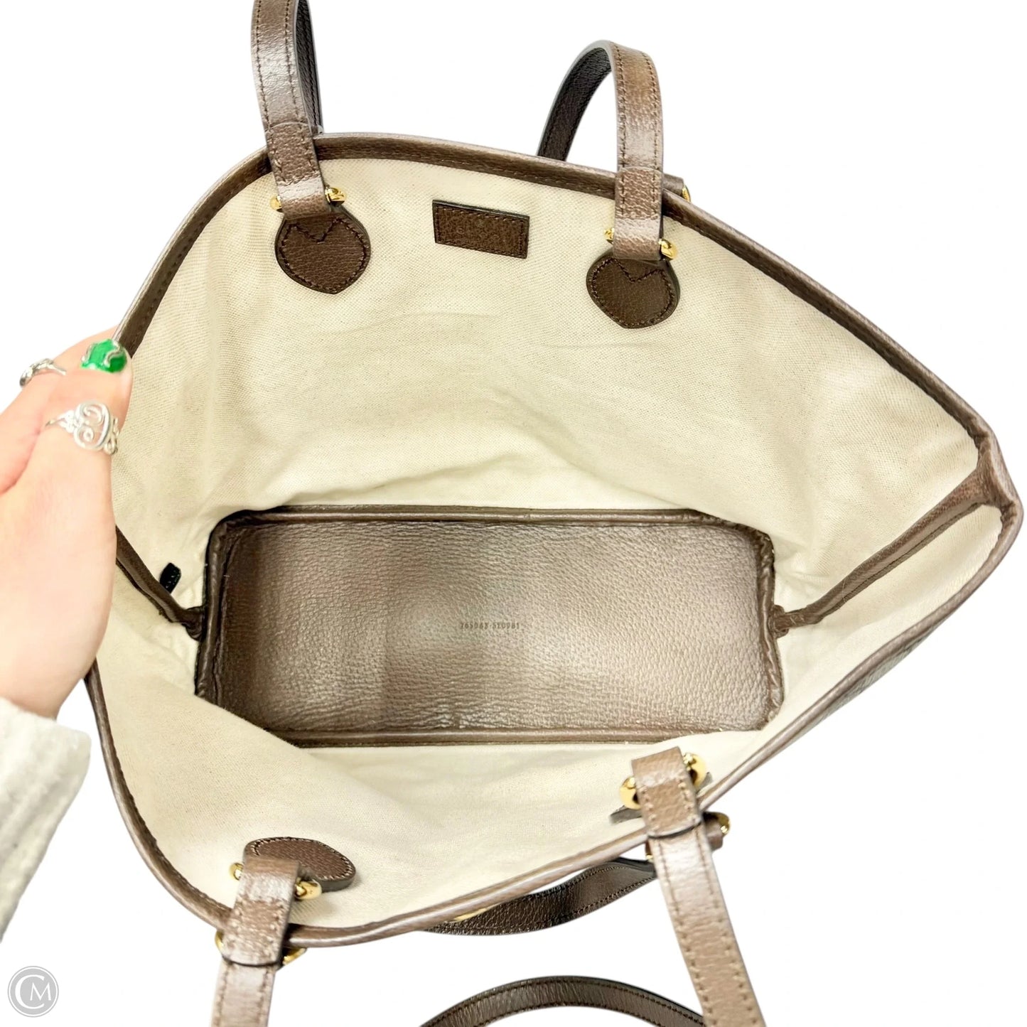 Tote Luxury Designer By Gucci, Size: Medium