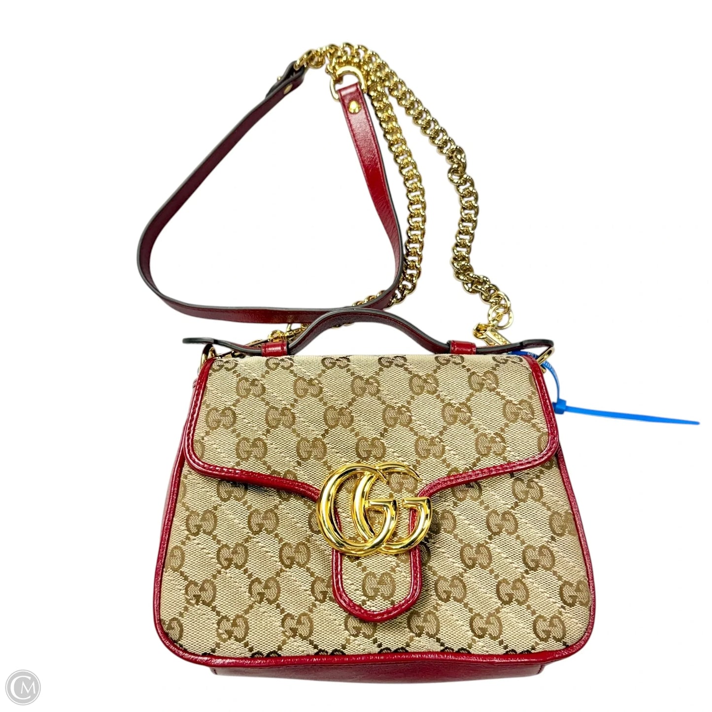Crossbody Luxury Designer By Gucci, Size: Small
